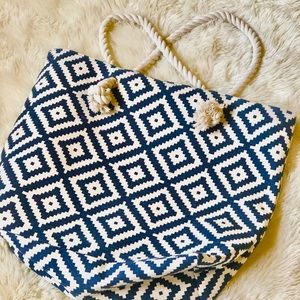 Summer & Rose geometric tote bag